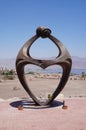 Primitive city sculpture in Eilat