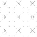 Primitive geometria sacra retro pattern with lines and circles. Royalty Free Stock Photo