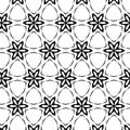 Primitive geometria sacra retro pattern with lines and circles. Royalty Free Stock Photo