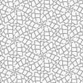 Primitive simple retro seamless pattern with stars