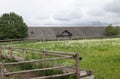 primitive wooden fence