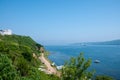 Primorsky Krai, the sea. Cape Tokarevsky, strait Bosphorus-East. Royalty Free Stock Photo