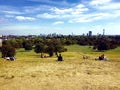 Primrose Hill on a sunny day in London Royalty Free Stock Photo