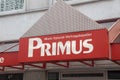 Primus sign on the Miele Primus store Royalty Free Stock Photo