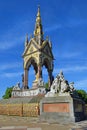 Prince Albert Memorial, Hyde Park area, London, UK Royalty Free Stock Photo