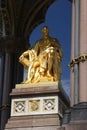 The Prince Albert memorial in Hyde park, London. Royalty Free Stock Photo