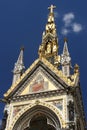 The Prince Albert memorial in Hyde park, London. Royalty Free Stock Photo