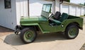 Prince Albert, Saskatchewan - July 25, 2022: Restored vintage Willys Jeep.