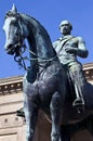 Prince Albert Statue Outside St. George's Hall in Liverpool Royalty Free Stock Photo