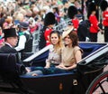 Prince Andrew with Princess Beatrice & Princess Eugenie