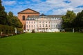 The prince electors palace and the roman basillica in Trier Royalty Free Stock Photo