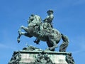 The Prince Eugen Equestrian Monument on the Heldenplatz in Vienna