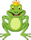 Prince frog cartoon