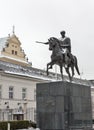Prince Jozef Poniatowski equestrian statue in Warsaw, Poland. Royalty Free Stock Photo