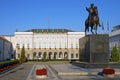 Prince Jozef Poniatowski sculpture at Presidential Palace in Warsaw, Poland