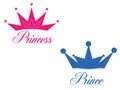 Prince and princess Royalty Free Stock Photo