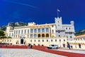 Prince`s Palace in Fontvielle, Monte-Carlo, Monaco, Cote d`Azur, French Riviera Royalty Free Stock Photo