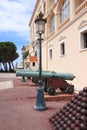 Prince`s Palace of Monaco defense Royalty Free Stock Photo