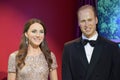 Prince William and Catherine statues at Madame Tussauds in Times Square in Manhattan, New York City