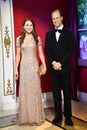 Prince William and Catherine statues at Madame Tussauds in Times Square in Manhattan, New York City