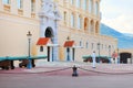 Prince's Palace of Monaco is one of the main Royalty Free Stock Photo