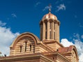 Biserica Domneasca Church from Targoviste, Romania. Detail picture. Royalty Free Stock Photo