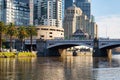 Princes Bridge and the Arts Centre - Melbourne Royalty Free Stock Photo