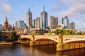 Princes Bridge - Melbourne Royalty Free Stock Photo