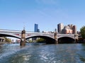 Princes Bridge over Yarra river in Melbourne, Australia Royalty Free Stock Photo