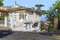 Princes` Islands, residential street on the Heybeliada Island, T