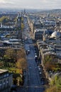 Princes street Edinburgh Scotland