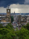 Princes Street in Edinburgh