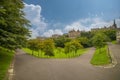 Princes Street Gardens, beautiful park in Edinburgh