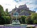 Princes Street Gardens, Edimburgh city Royalty Free Stock Photo