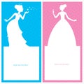 Princess birthday card invitation