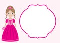 Princess card Royalty Free Stock Photo