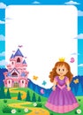 Princess and castle composition frame 1