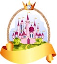 Princess castle frame.