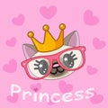 Princess Cat Royalty Free Stock Photo