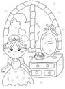 Princess coloring page