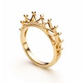 Princess Crown Ring - Royal Gold Jewelry For A Regal Look