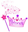 Princess Crown and Scepter/eps