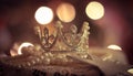 princess crown tiara lace stars jewelry pearls tulips flowers romantic wedding bokeh lights Christmas