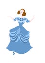 Princess dancing Royalty Free Stock Photo