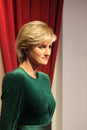 Princess Diana London, United Kingdom - March 20, 2017: Princess Diana portrait figure waxwork wax figure at museum London