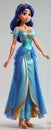 Princess doll, figurine of princess