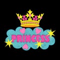 Princess fashion embroidery