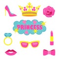 Princess fashion embroidery set