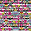 Princess Fashion Patches Seamless Pattern