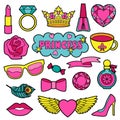 Princess Fashion Patches Set